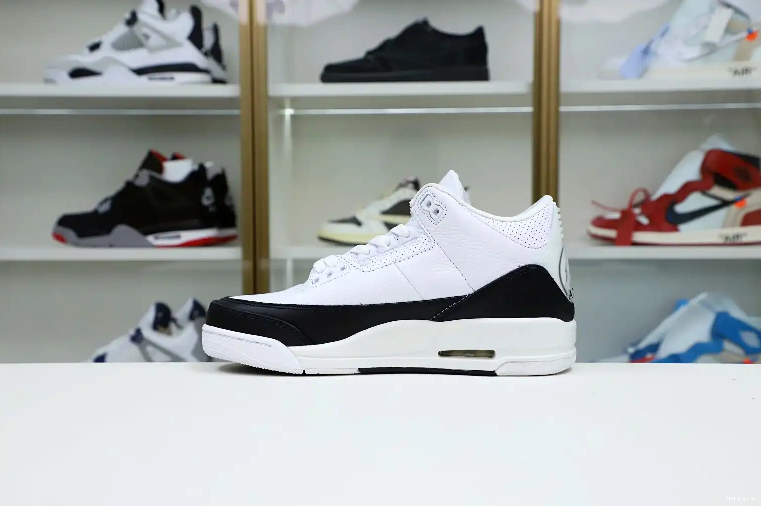 'WHITE' Kimikick RETRO DESIGN X FRAGMENT 3 AIR JORDAN SP 0708